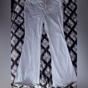 Women's Light Blue Flare Jeans